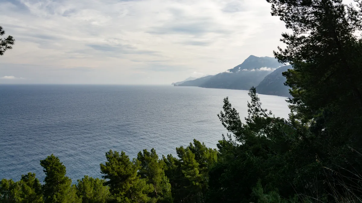 View from Hiking Trail between Banyalbufar and Port des Canonge