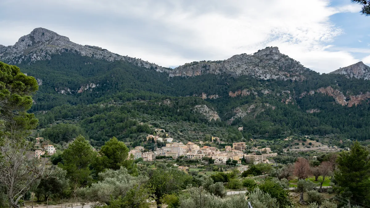 Estellencs with Puig de Galatzó